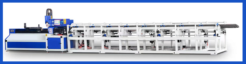 ROUND TUBE BALNKING MACHINE