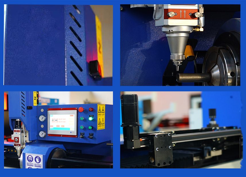 ROUND TUBE BALNKING MACHINE