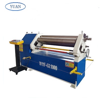 Asymmetrical plate rolling machine