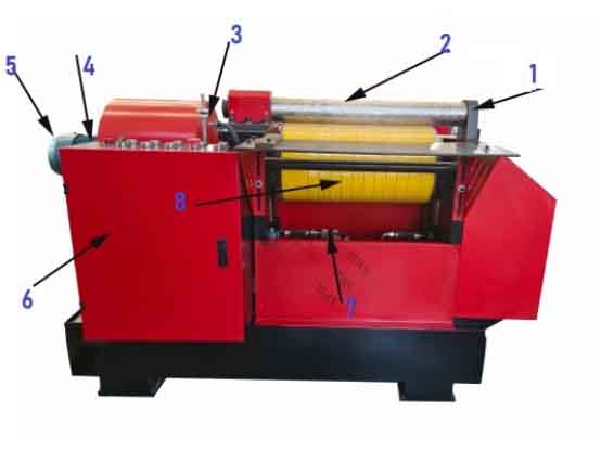 2 rolls rolling machine