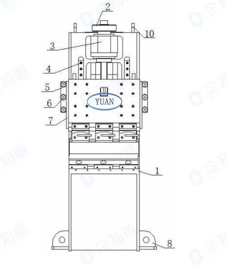 electric press brake machine structure