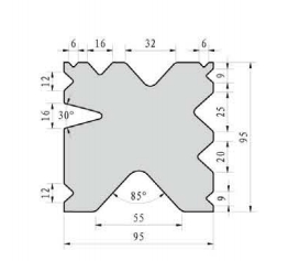 4 Way Press Brake Dies