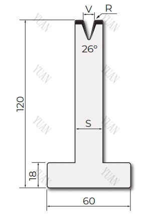 T shape Die V30