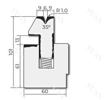 Hemming tool press brake