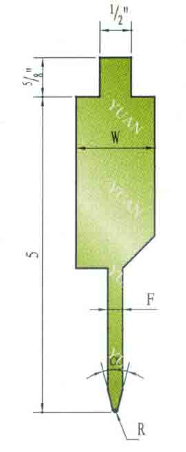 American press brake dies
