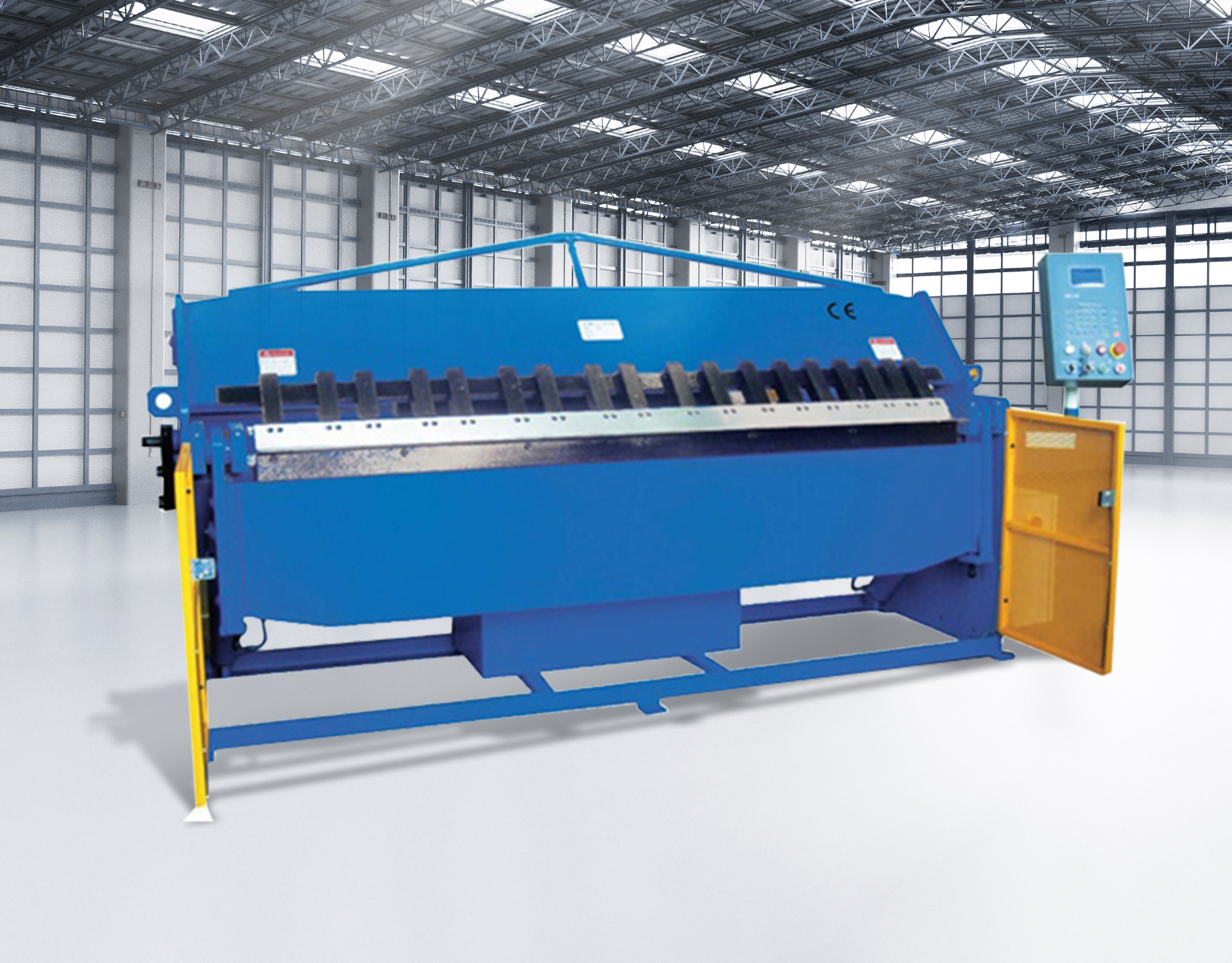 r CNC HYDRAULIC Bending and Folding Machine with Automatic Backgauge