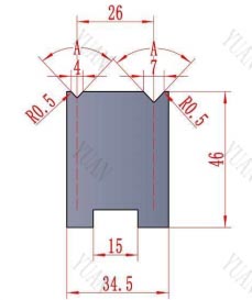 2V Die Sheet Bending Dies