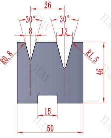 Press Brake 2V Dies