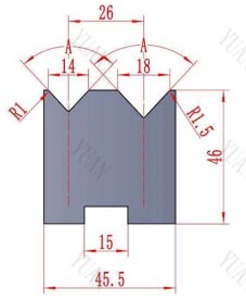 2V Die Sheet Bending Dies