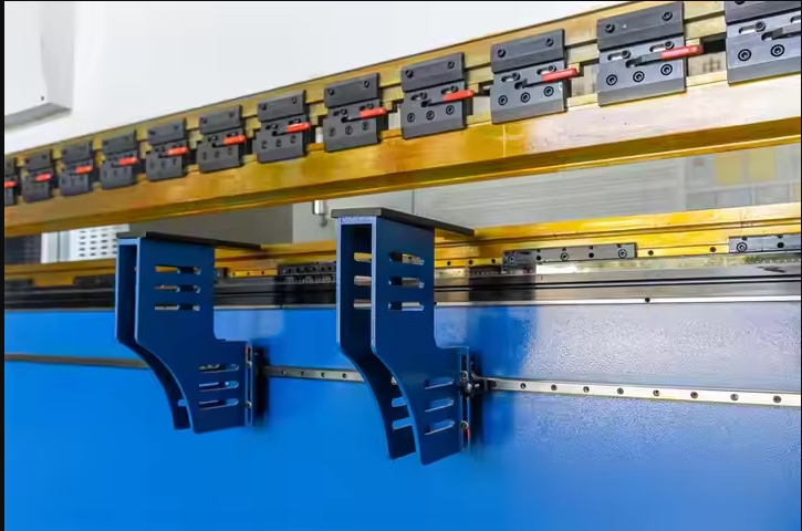 press brake front support