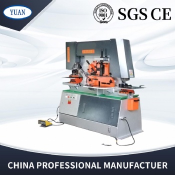 Q35Y-25 Hydraulic Ironworker Machine, Combined punching, shearing, cutting, notching, bending
