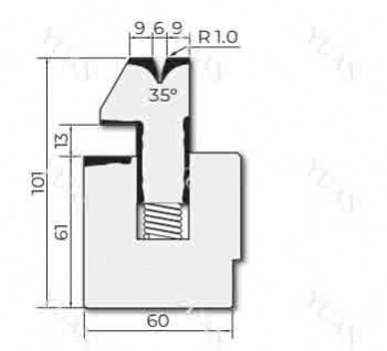 Spring Loaded Hemming Dies for Press Brake