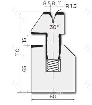 Spring Loaded Hemming Dies for Press Brake