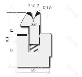 Spring Loaded Hemming Dies for Press Brake