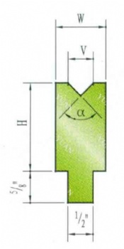 American type press brake die