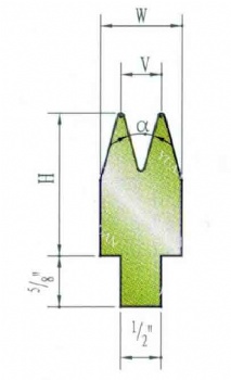 American type press brake die