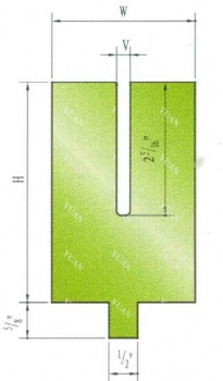 American type press brake die